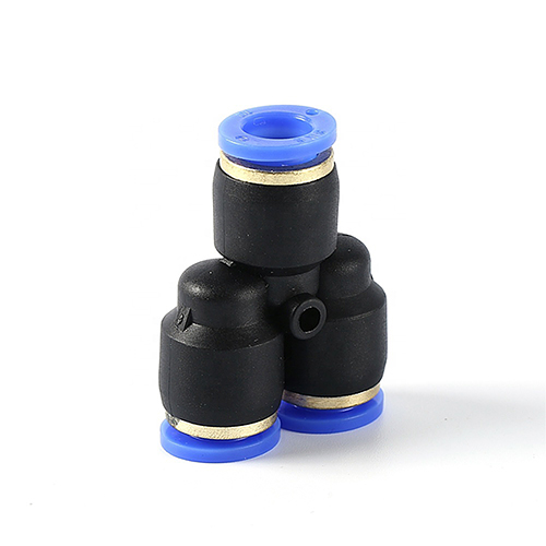 ข้อต่อลม 3 ทางแบบตัววาย SNS SPY Series [Connector Fitting] 2